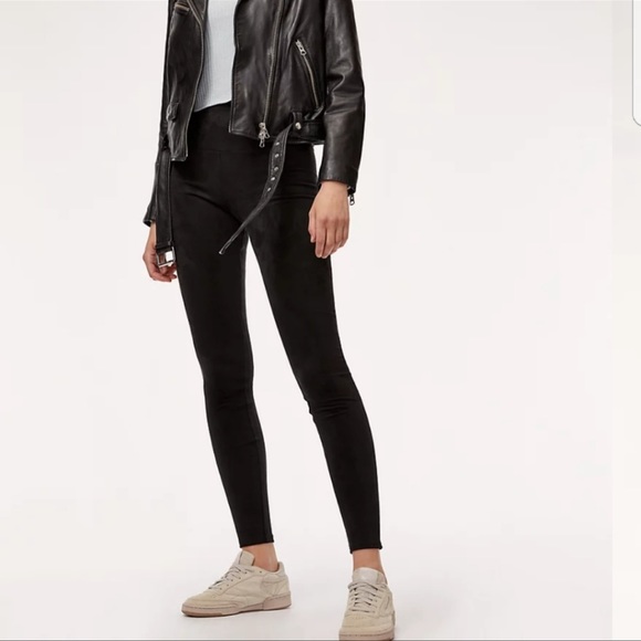 Aritzia Wilfred free Daria faux leather suede legging - Picture 3 of 5